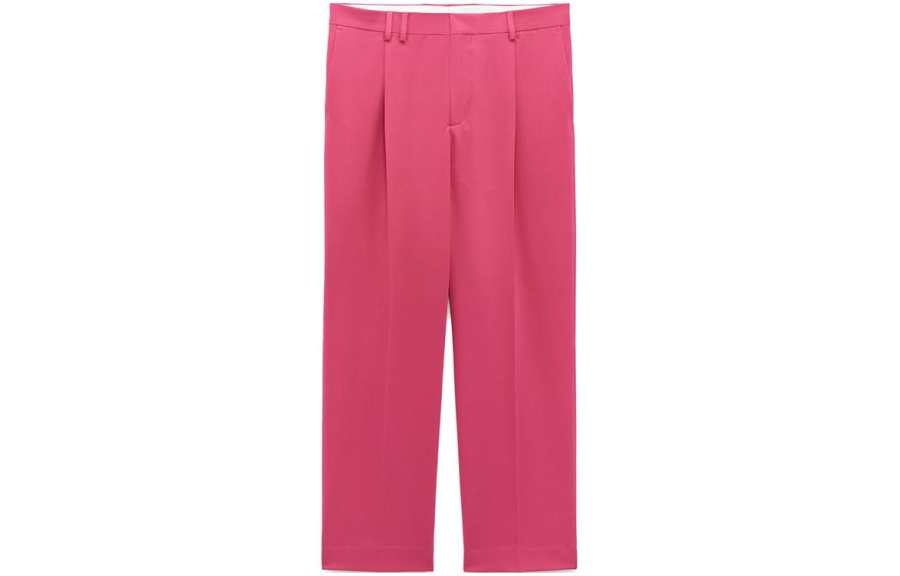 ZARA X Barbie Zara X Barbie Suit Pants Men's Dark Purple Red Moderate