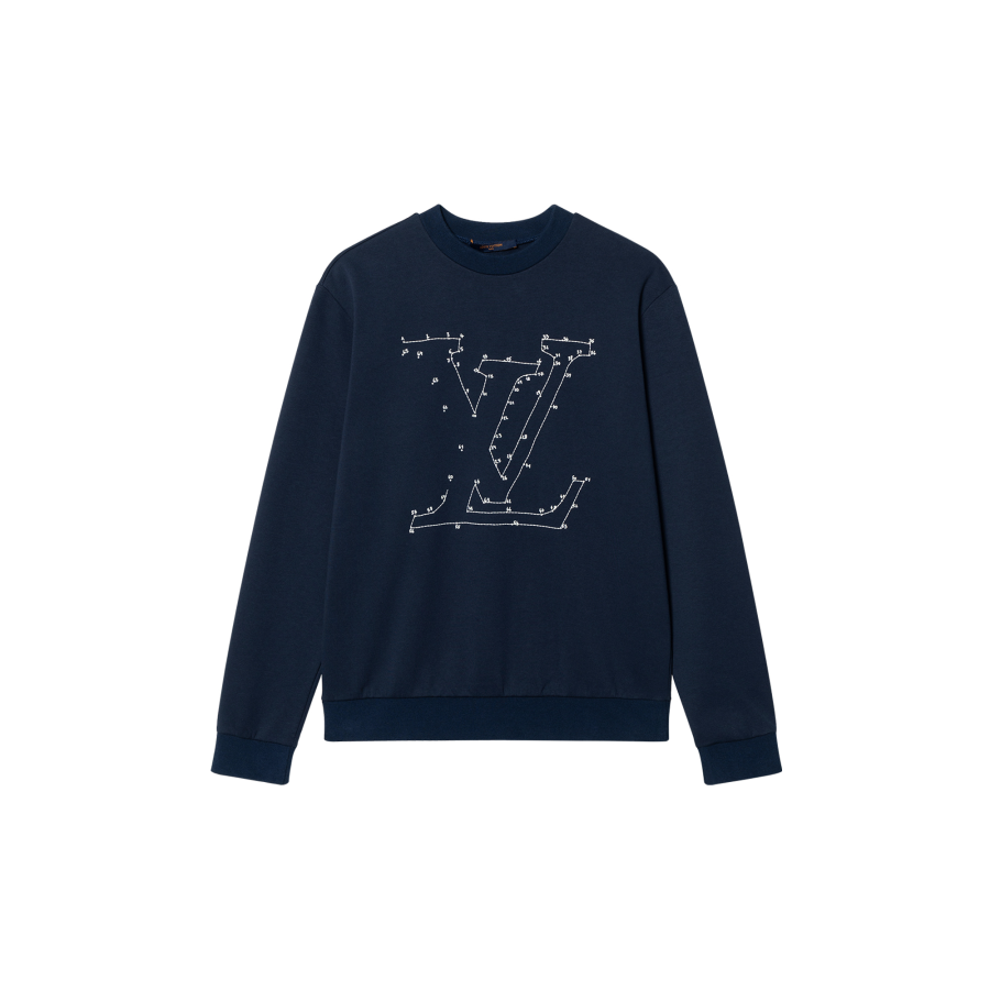 LOUIS VUITTON Sweatshirt Unisex Marine Blue