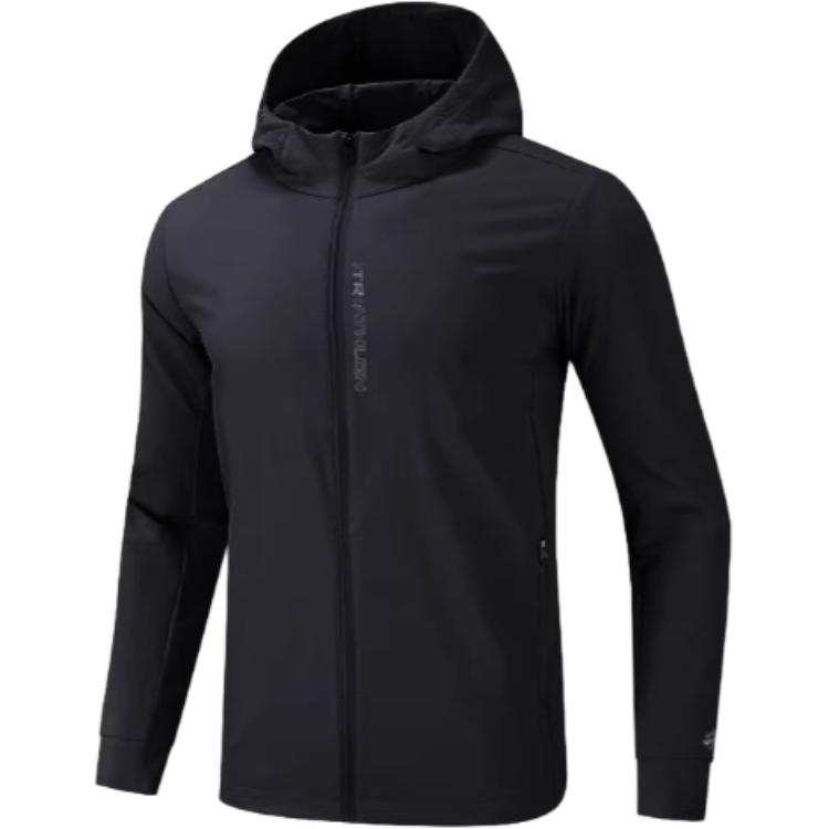 361° Variety Training Collection Trench Coat Men's Super Black