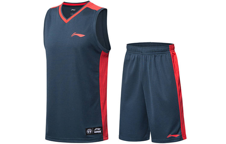 Li-Ning Li Ning Casual Sportswear Men's Gray Blue