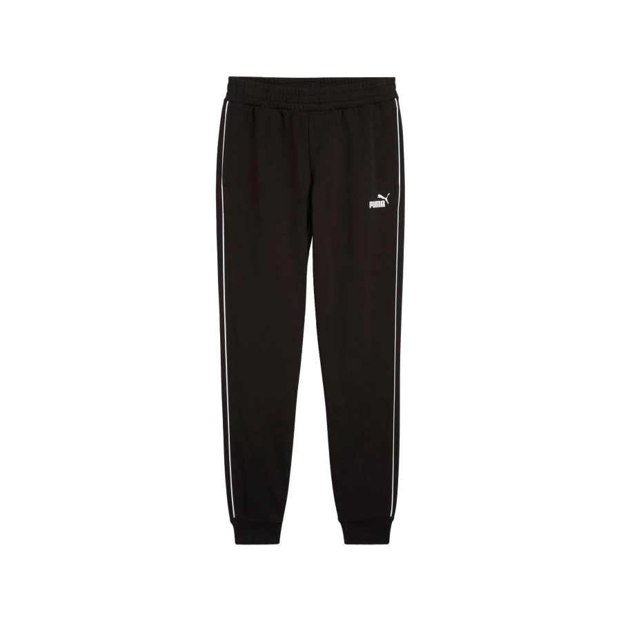 PUMA Casual Pants Men's Black Moderate Cuffed Pants