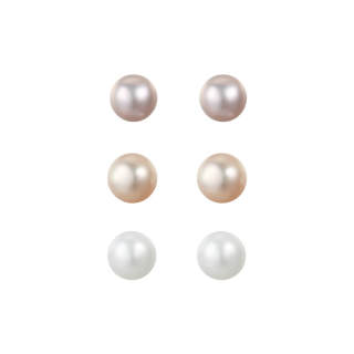 Zoo Jewel Freshwater Pearl Stud Earrings Women's