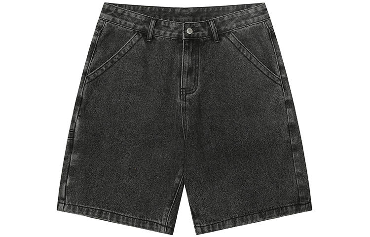 COUNTRY MOMENT Denim Shorts Men's Dark Gray Moderate