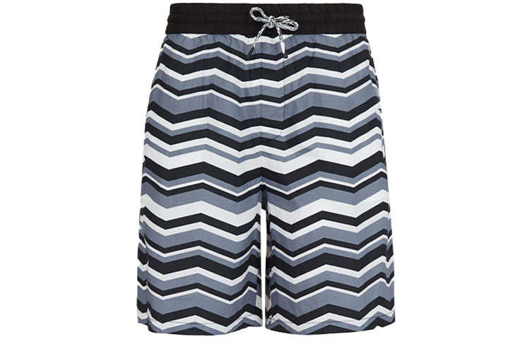 Emporio Armani zigzag-print cotton track pants