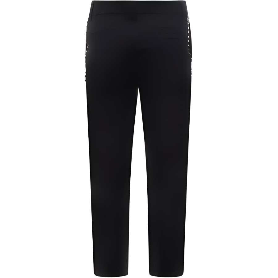 Valentino Valentino Stud Embellished Mid Rise Trousers