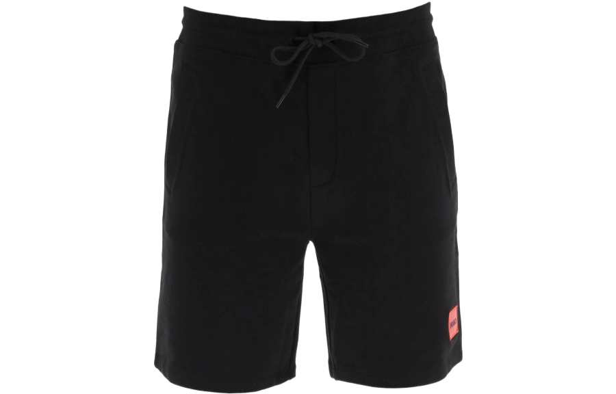 HUGO BOSS Hugo Logo Patch Drawstring Shorts