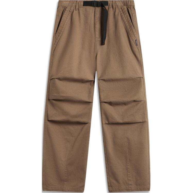 Li-Ning Li Ning CF Tracing Casual Pants Men's Cocoa Khaki