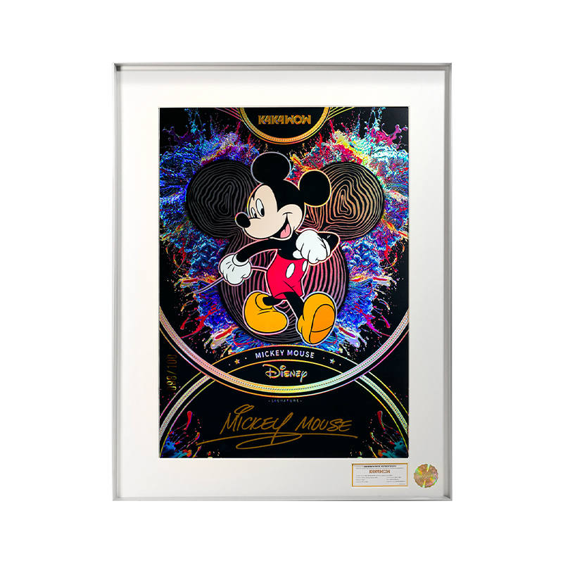 KAKAWOW 2025 KAKAWOW 600% Arts Collectible Card Disney Mickey 100 Edition IP / Anime Cards 1 Pc