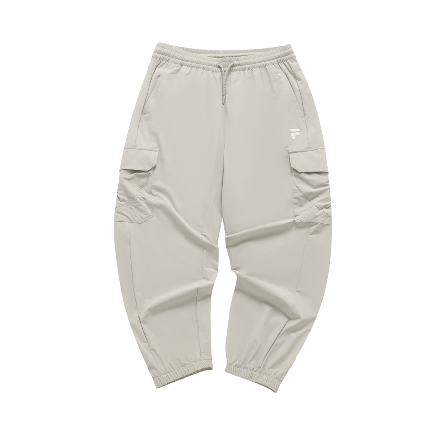 FILA FUSION Casual Pants Men's Light Gray Moderate Scimitar Pants
