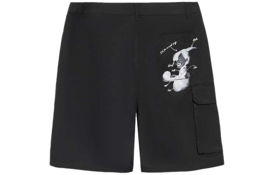 Li-Ning Li Ning x Disney Casual Shorts Men's Black