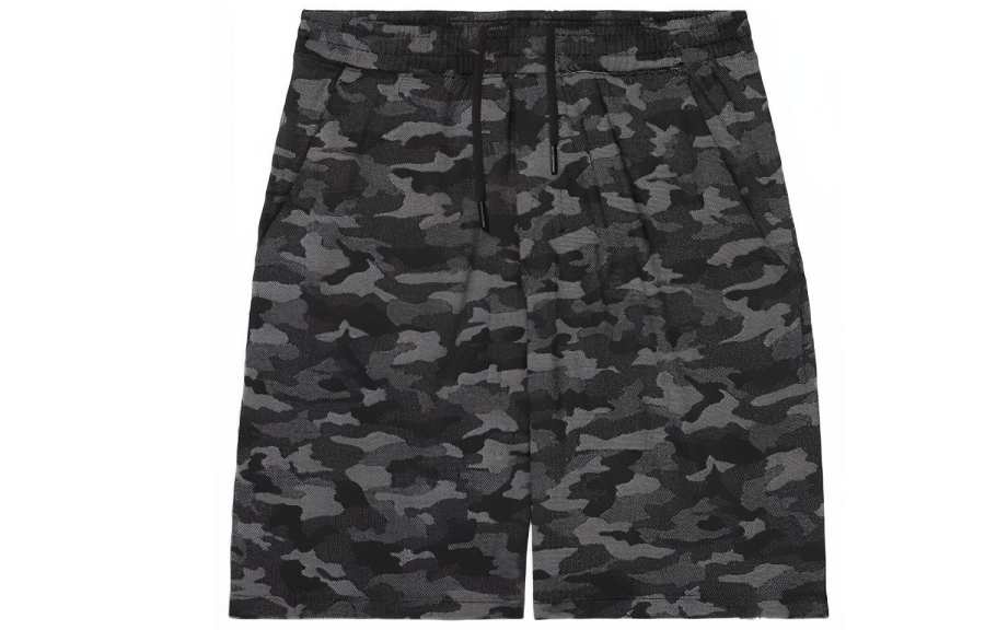 Lululemon Pace Breaker Casual Shorts Men's Camouflage Black Moderate