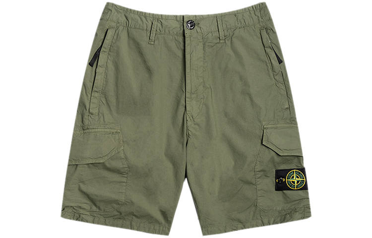 STONE ISLAND Cargo Shorts Men's Green