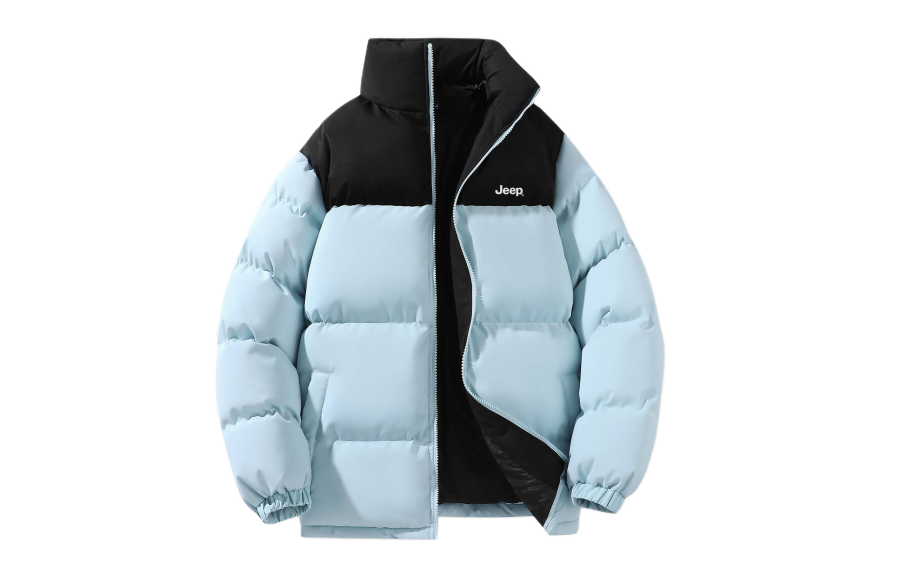Jeep Wrangler Puffer Jackets Unisex Stand Collar Thickened Padded Puffer Jacket