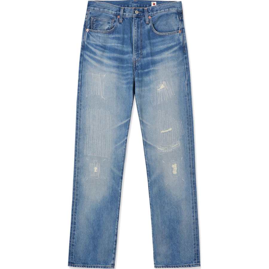 Levis Levi's Mij 505 Distressed Denim Jeans