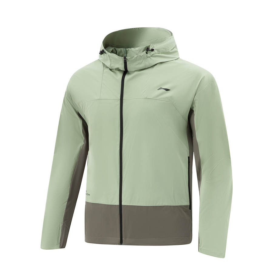 Li-Ning Li Ning Smoothie Trench Coat Men's Pea Green