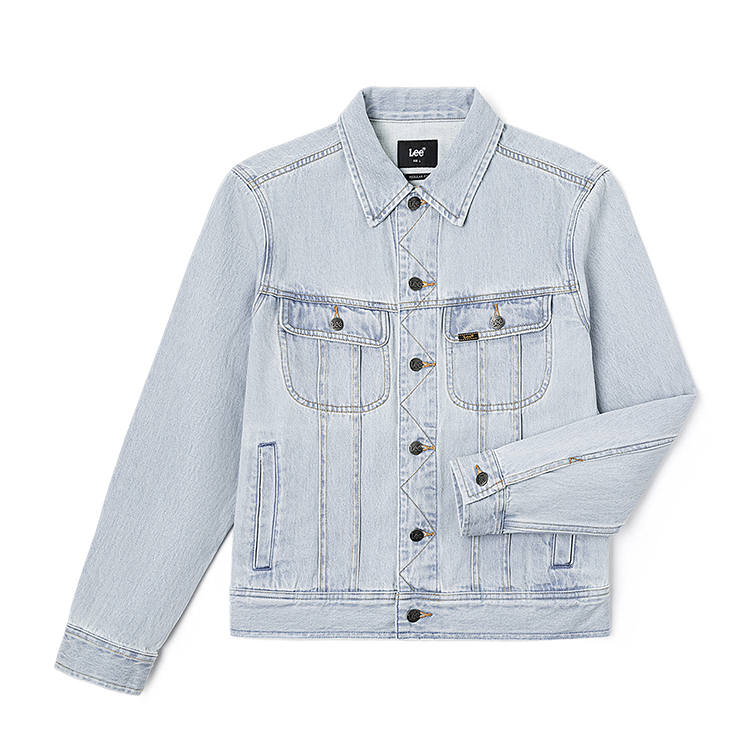 Lee Lee Denim Jacket Men's Light Blue