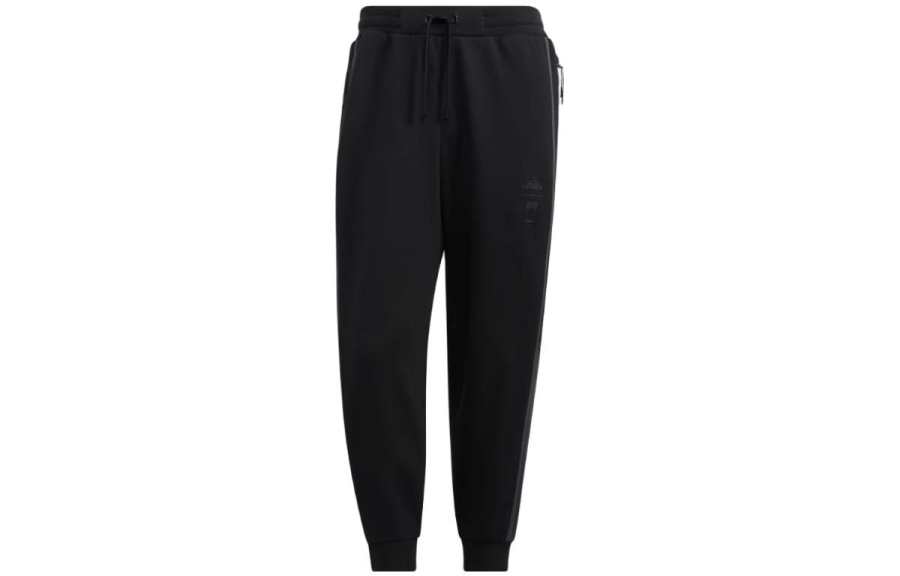 Adidas Adidas Wuji Series Casual Pants Men's Black Moderate Cuffed Pants