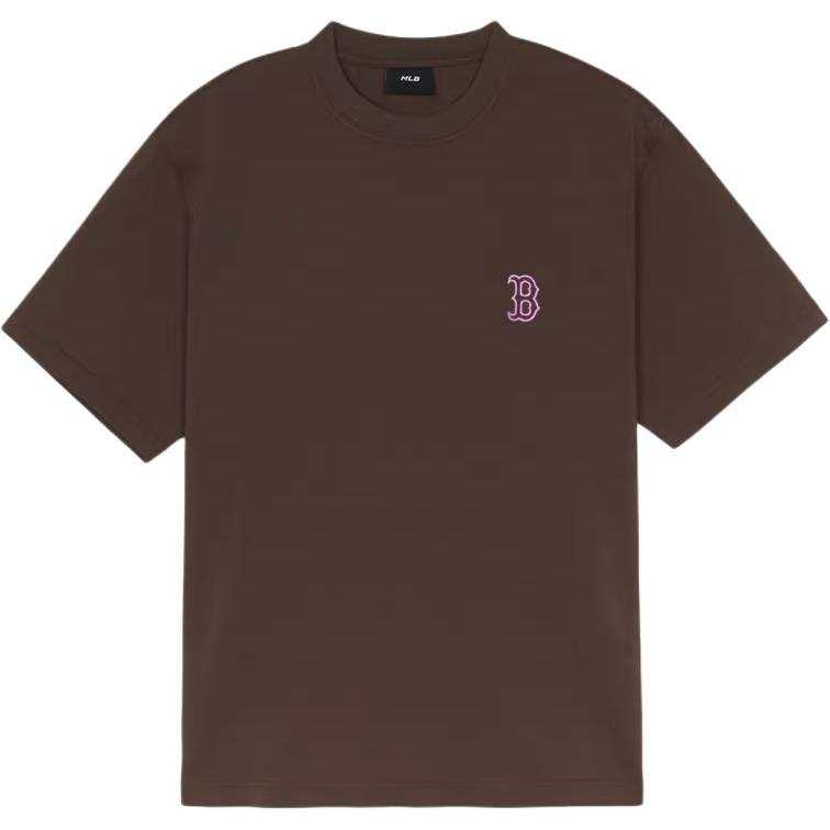 MLB Boston Red Sox Overfit T Shirt Unisex Brown