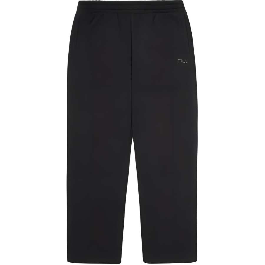 FILA Casual Pants Men's Black Moderate Straight Fit Pants