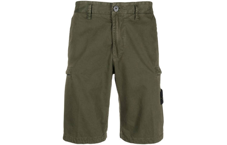 STONE ISLAND Shorts Men's Olive