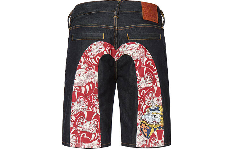 EVISU EVISU SS22 Shorts Men's Denim Blue
