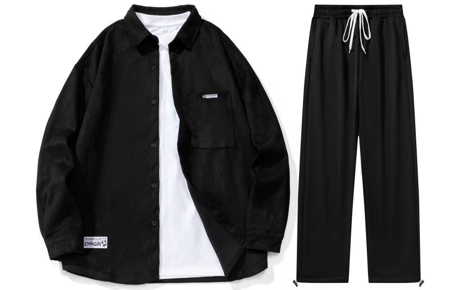 STNW Casual Sportswear Unisex Lapel Moderate