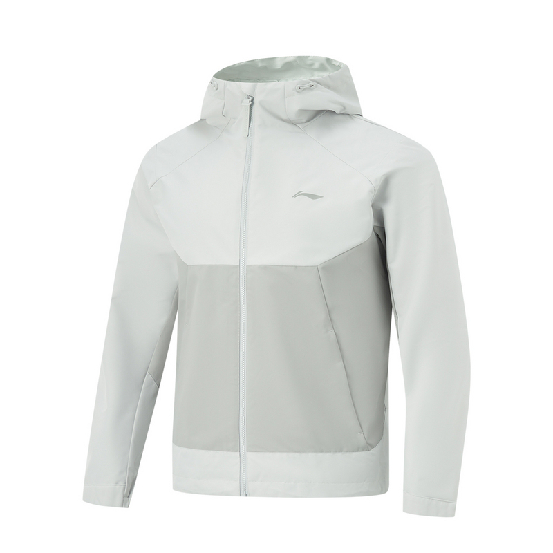Li-Ning Li Ning Fitness Series Trench Coat Men's Gray