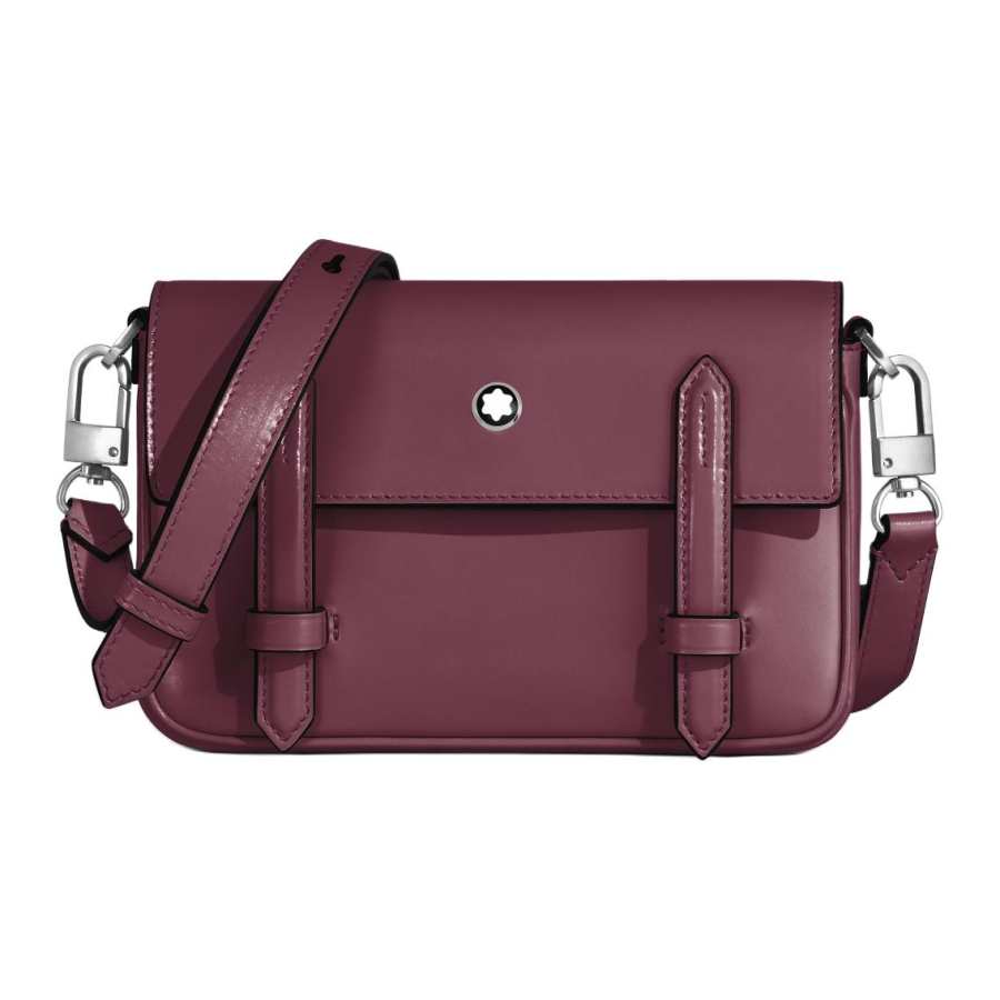 MONTBLANC Meisterstuck Cow Leather Shoulder Bag Mini Women's Bordeaux Red
