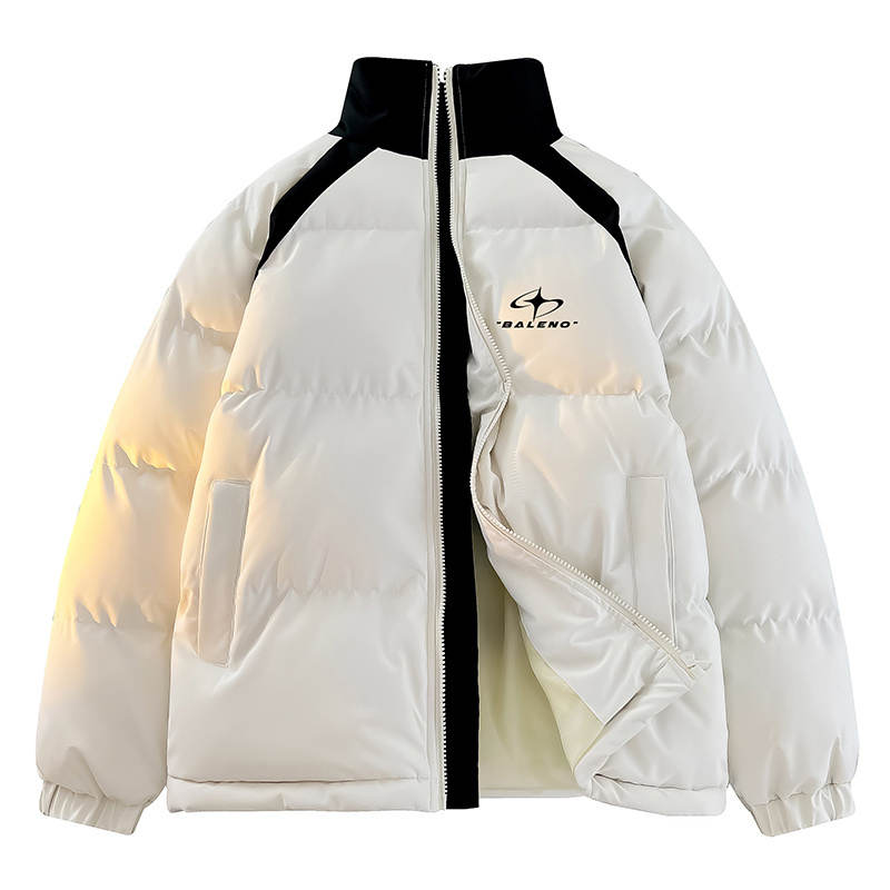 BALENO BALENO Puffer Jackets Unisex Stand Collar Thickened