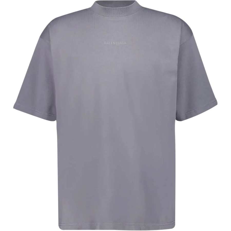 Balenciaga SS25 T Shirt Regular Fit Men's Gray