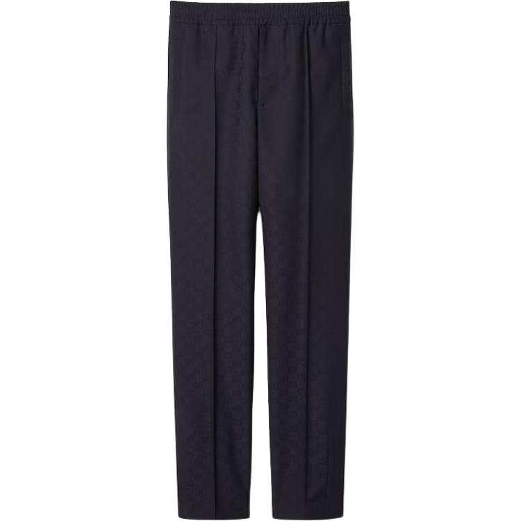 GUCCI GUCCI Monogrammed Straight Leg Pants