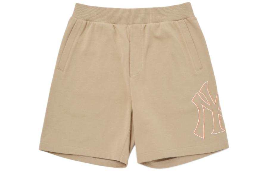 MLB MLB Base Logo Casual Shorts Unisex Beige Moderate