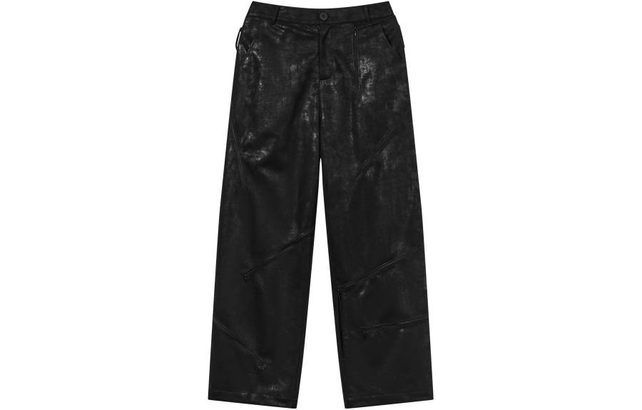 BLIND402 Jeans Unisex Black Moderate Straight Fit Pants