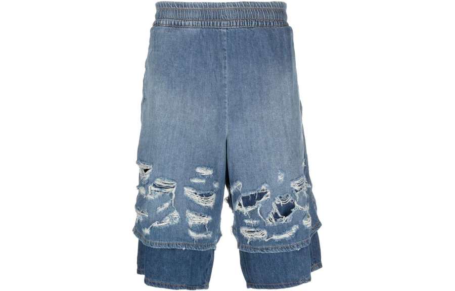 DIESEL DIESEL Distressed effect Denim Shorts