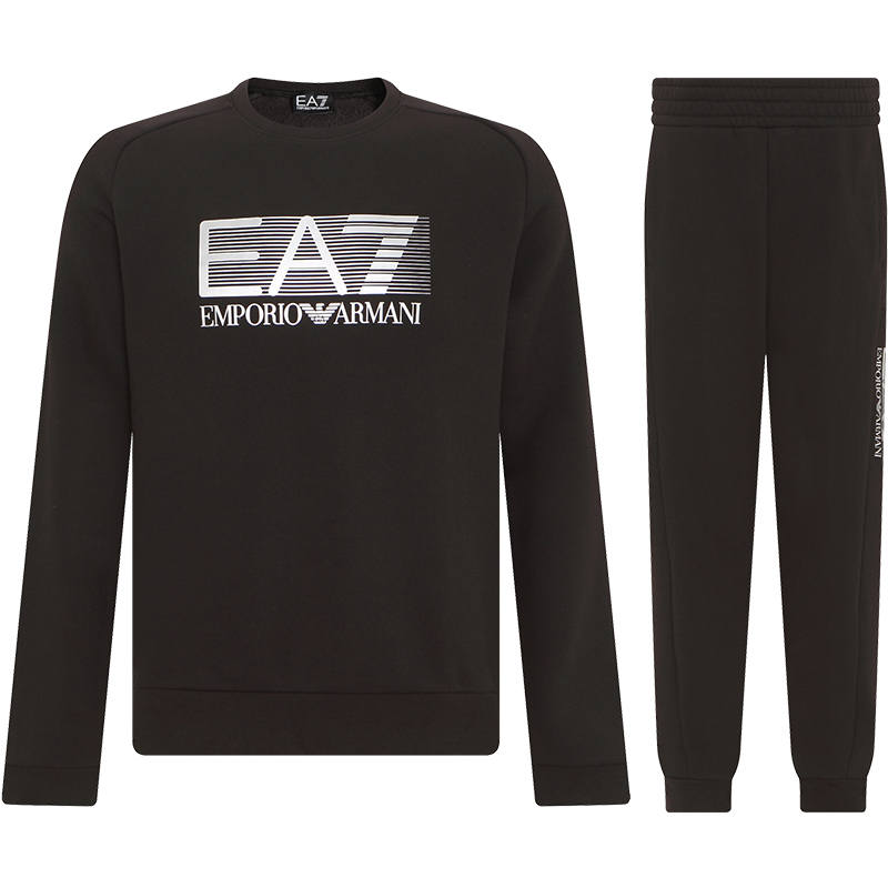 EMPORIO ARMANI EA7 FW22 Casual Sportswear Men's Black