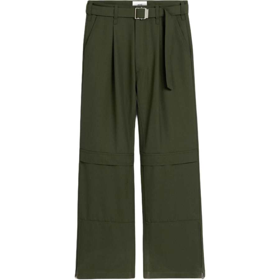 AMIPARIS Ami Belted Loose Fit Trousers