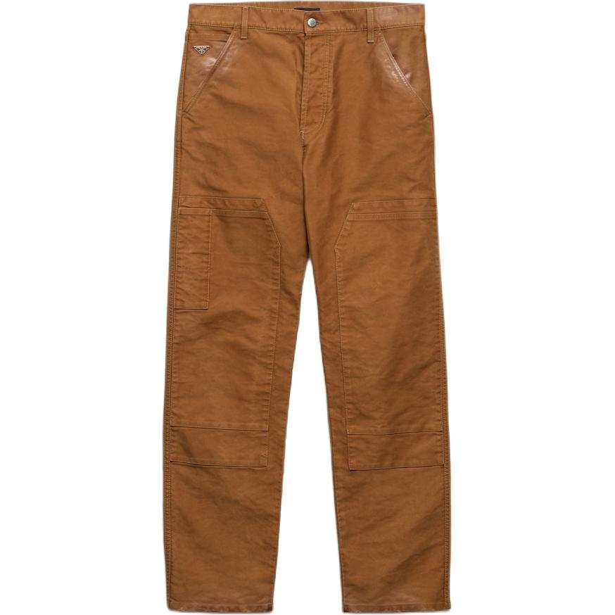 PRADA PRADA FW24 Casual Pants Men's Brown