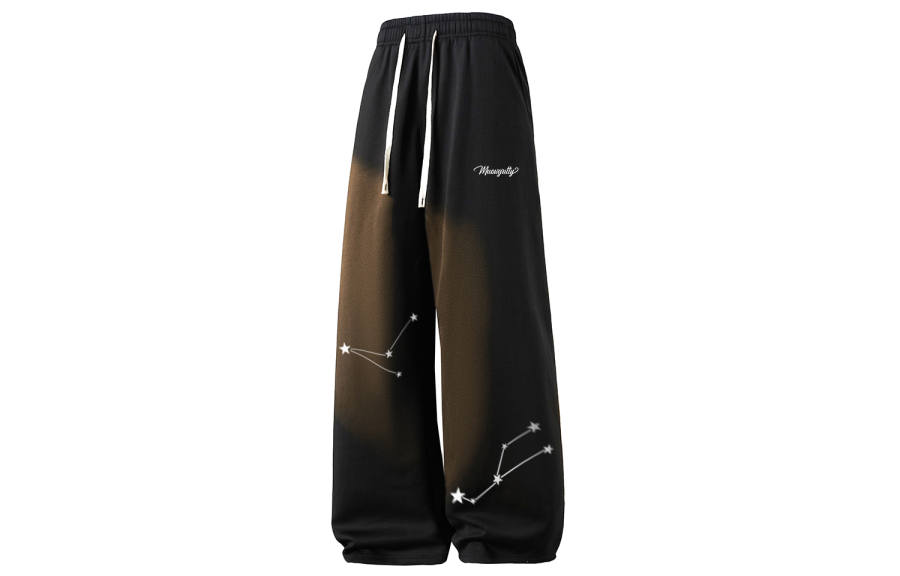 MIIOW Casual Pants Unisex Thickened And Fleece Lined Straight Fit Pants