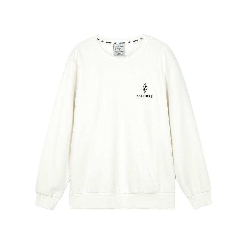 Skechers Sweatshirt Unisex Marshmallow White 0074
