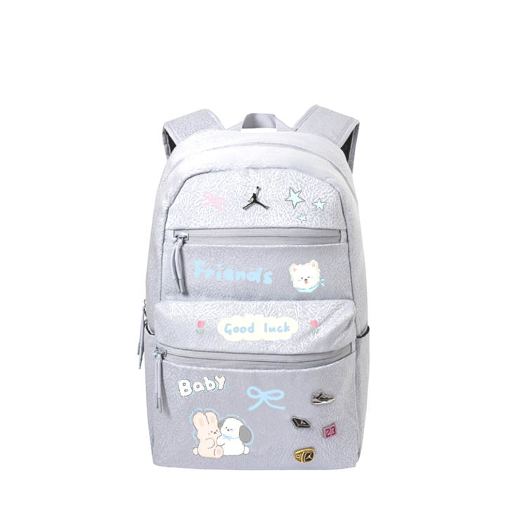 Jordan Jordan Polyester Backpack Regular Unisex Concrete Gray