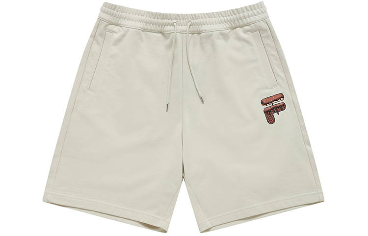 FILA FUSION Casual Shorts Unisex Lactose Color