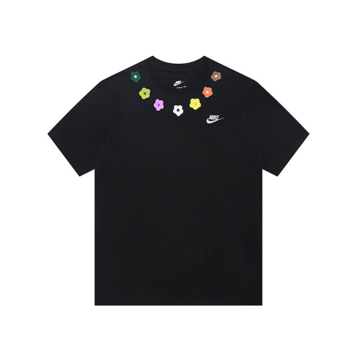 Nike Nike T Shirts Unisex Black Crew Neck Moderate Straight Fit