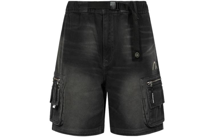 EVISU EVISU Denim Shorts Men's Dark Gray