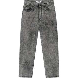 MSGM Jeans Men's Black Moderate Straight Fit Pants