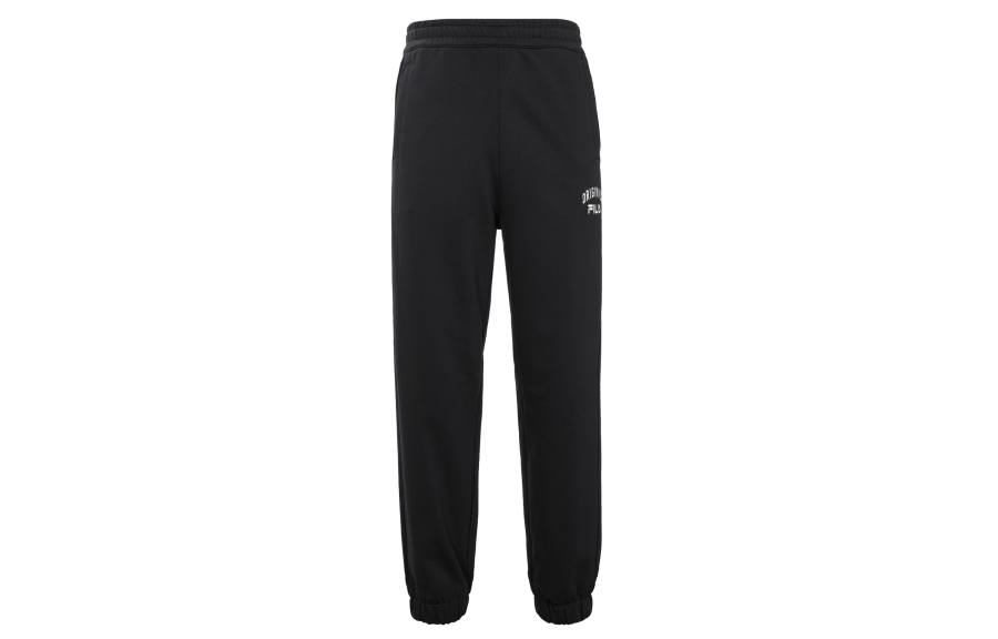 FILA Casual Pants Men's Black Moderate Cuffed Pants