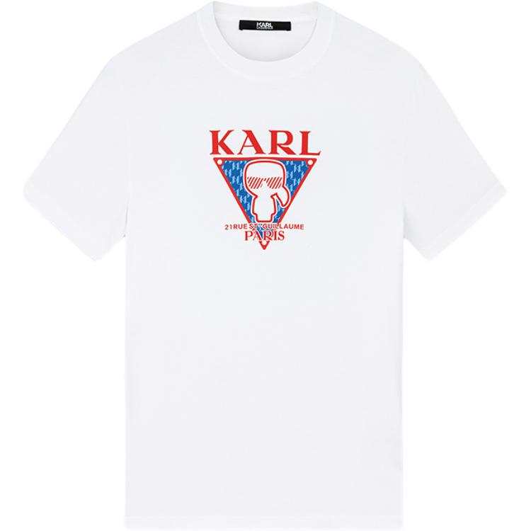 KARL LAGERFELD / Karl Lagerfeld Jeans T Shirt Men's White