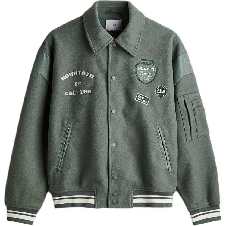 H&M H&M Jackets & Coats Men's Sage Green