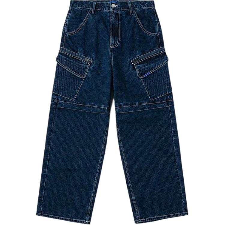Lee Lee Jeans Men's Dark Blue Moderate Straight Fit Pants