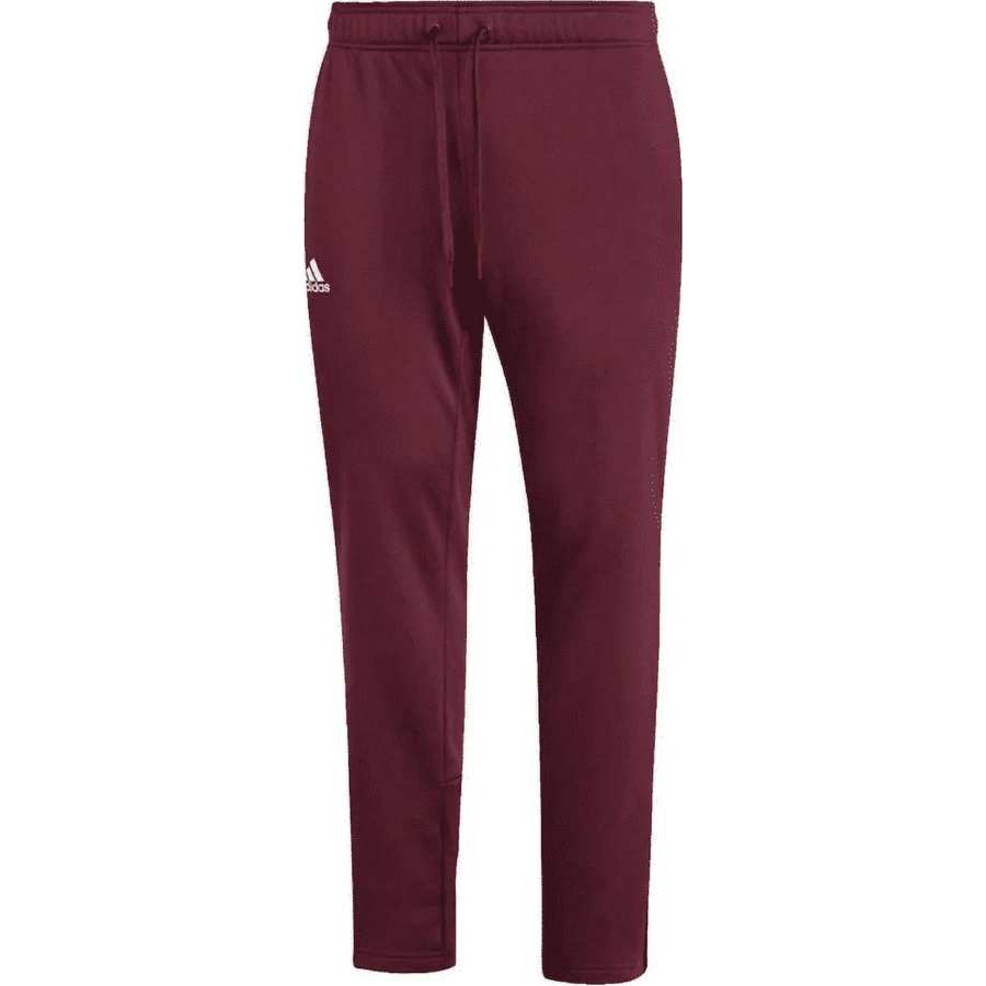 Adidas Adidas Clothing Casual Pants Men's Red Moderate Straight Fit Pants