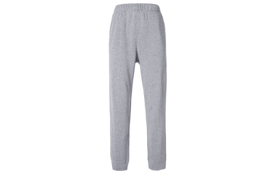 UNIQLO Thickened And Fleece Lined Elastic Waistband With Polar Fleece Lining Casual Pants Men's Smoke Gray